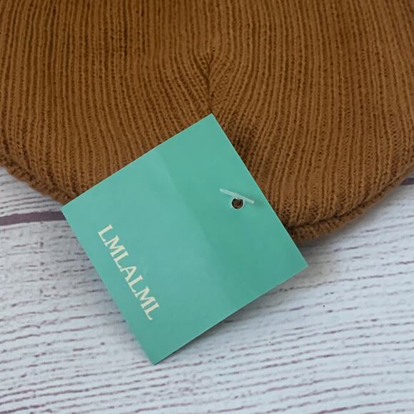 LMLALML Boys Brown Beanie Hat Ribbed Winter Stocking Hat Size Small - Picture 6 of 8